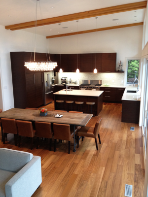 Gambier Island Project- Tamlin Homes-Kitchen view