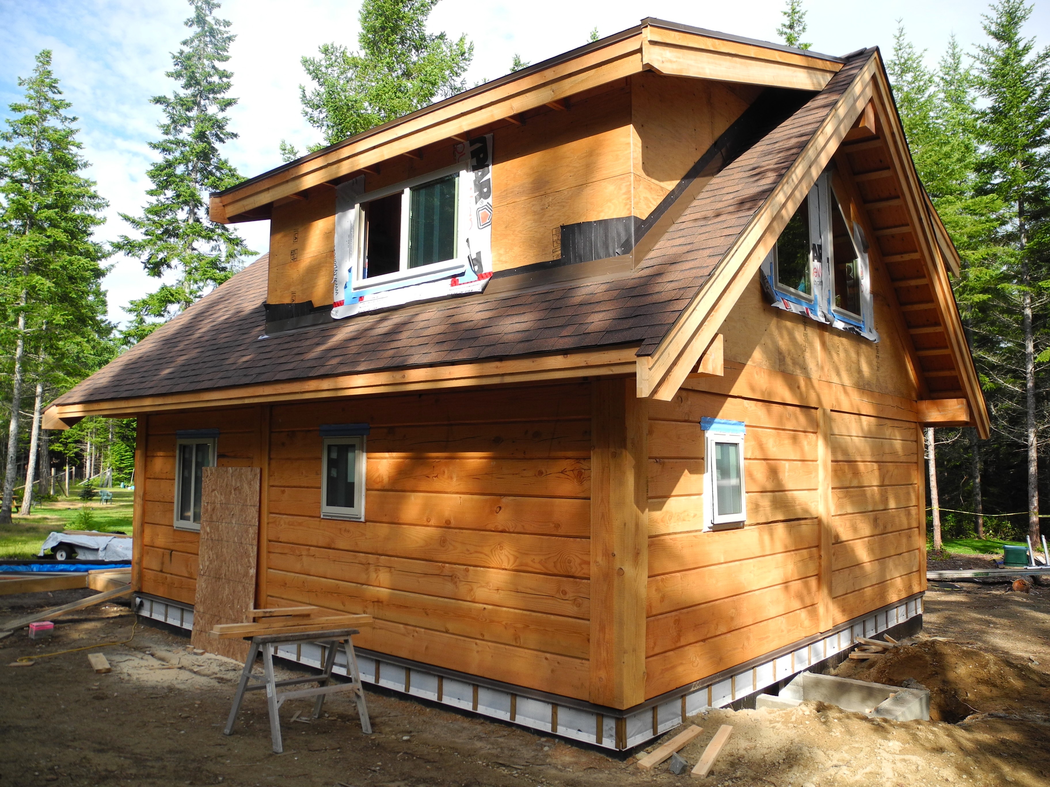 Gulf Island Cabin Update ⋆ Tamlin Homes | Timber Frame Home Packages