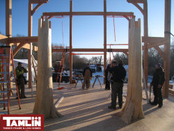 Tamlin Timber Frame Homes- real log entry