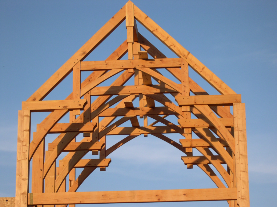Tamlin Timber Frame Homes- main timber structure