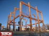 Tamlin Timber Frame Homes- erecting timber structure