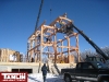Tamlin Timber Frame Homes- Setting beams
