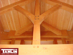 Detail Shot3-Tamlin Homes-Enderby BC Project of Enderby Timber Frame