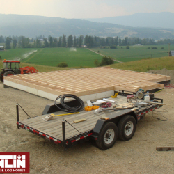 Tamlin Homes-Enderby BC Project- floor joists
