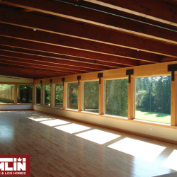 Tamlin Timber Frame- Glen Eagles Golf Course BC Project- Banquet Room - view