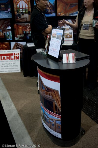 Tamlin Homes Timber Frame and Log Cabins- Trade Show Pictures