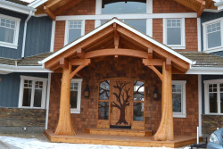 Saskatoon Custom Timber Frame Home- Tamlin Homes-log entry