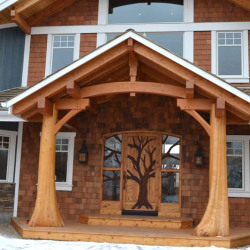 Saskatoon Custom Timber Frame Home- Tamlin Homes-log entry