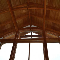 Saskatoon Custom Timber Frame Home- Tamlin Homes-great room ceiling