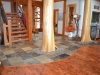Saskatoon Custom Timber Frame Home- Tamlin Homes- floor transition