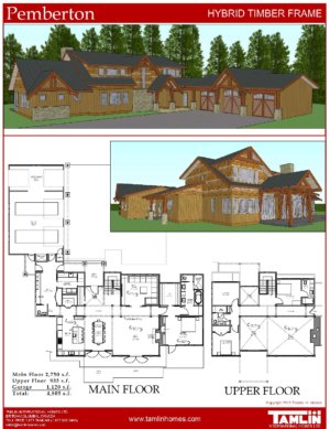 Plans Above 2500 Sq.Ft. ⋆ Tamlin Homes | Timber Frame Home Packages