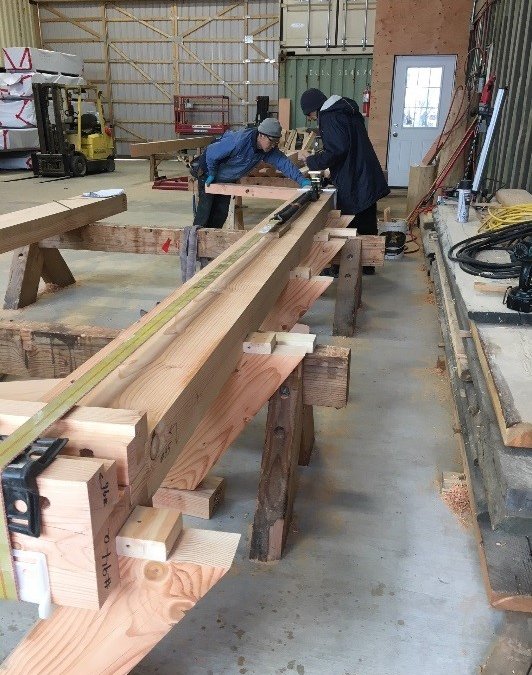 Factory Production of Timber Frame