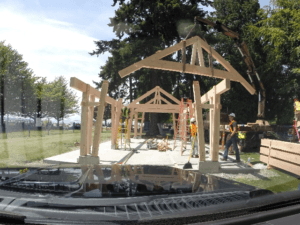 tamlin timber frame picnic shelter