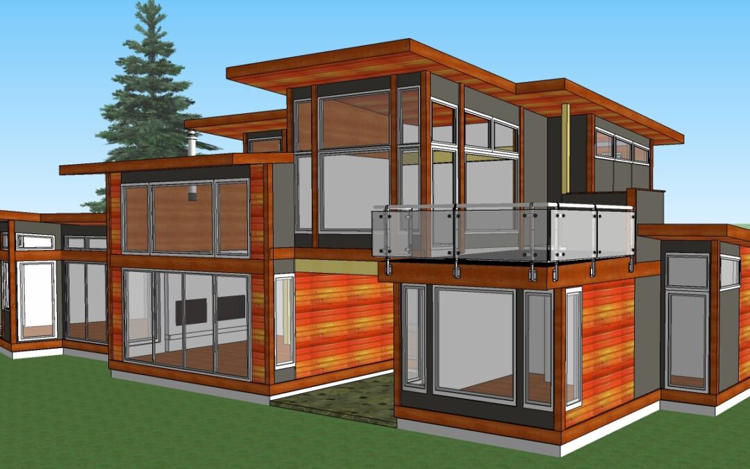 Galiano Island Beach Houses Are Well Underway…..