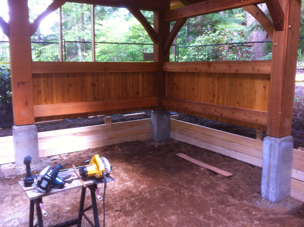 Cortes Island Timber Structure