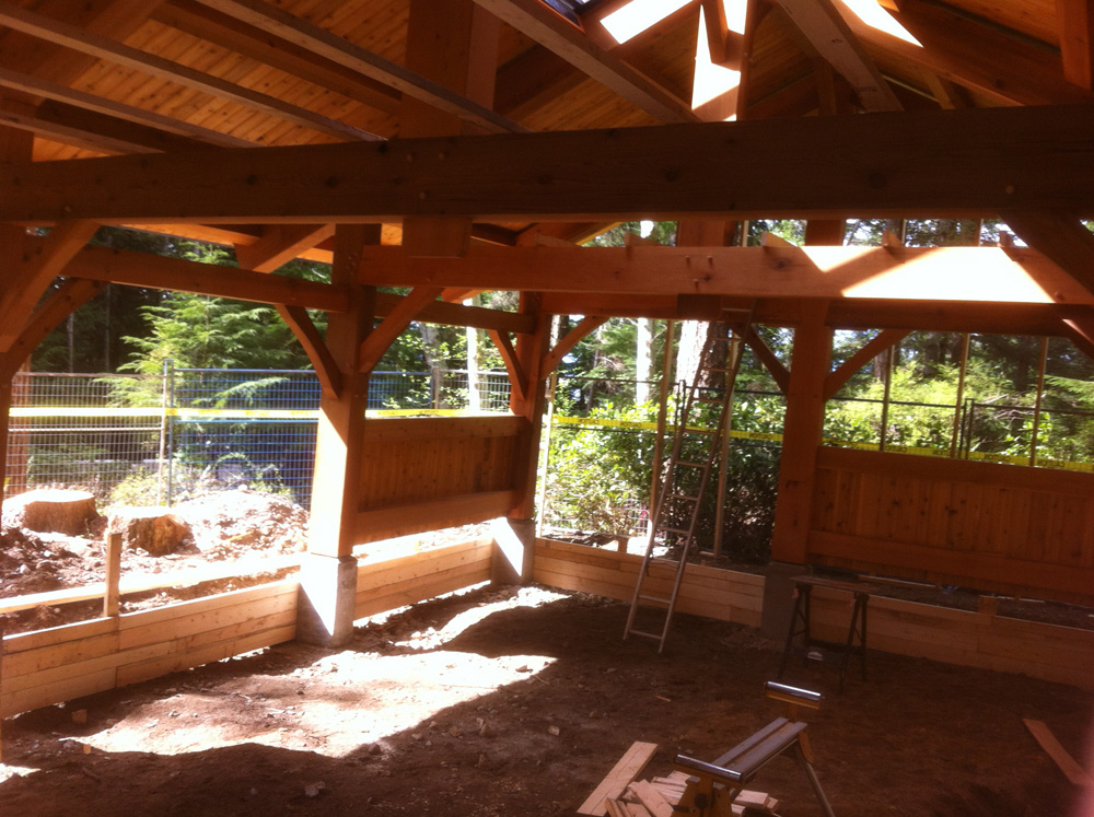 Cortes Island Timber Structure