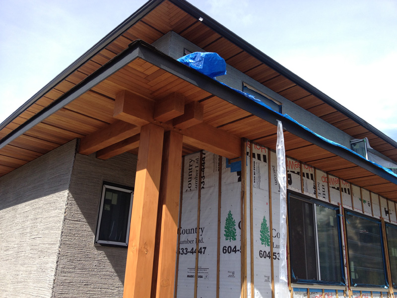Burnaby Custom Home Soffit