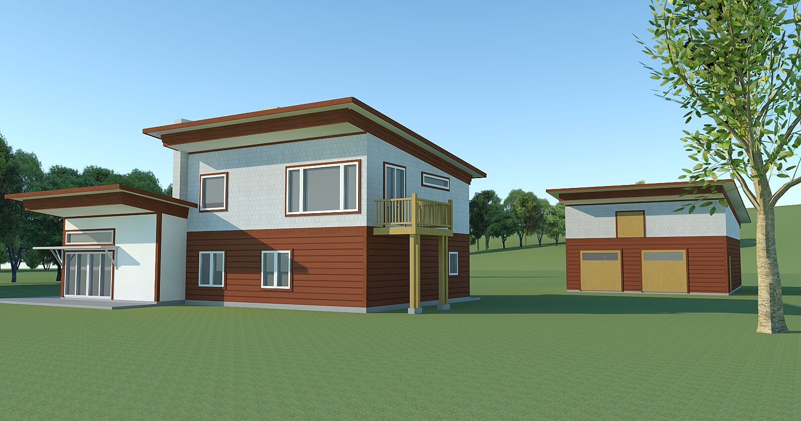 New Hampshire - Custom Contemporary View of the windows from a Georgia Strait home.