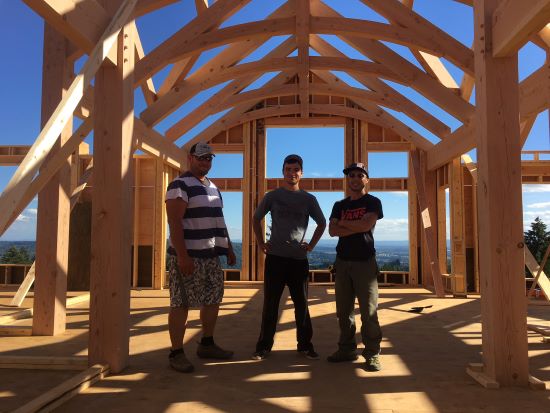 Beautiful Custom Hybrid Timber Frame
