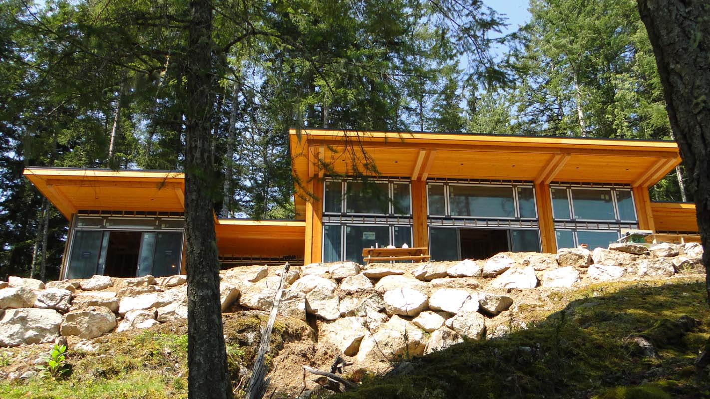 Gambier Island Project- Tamlin Homes