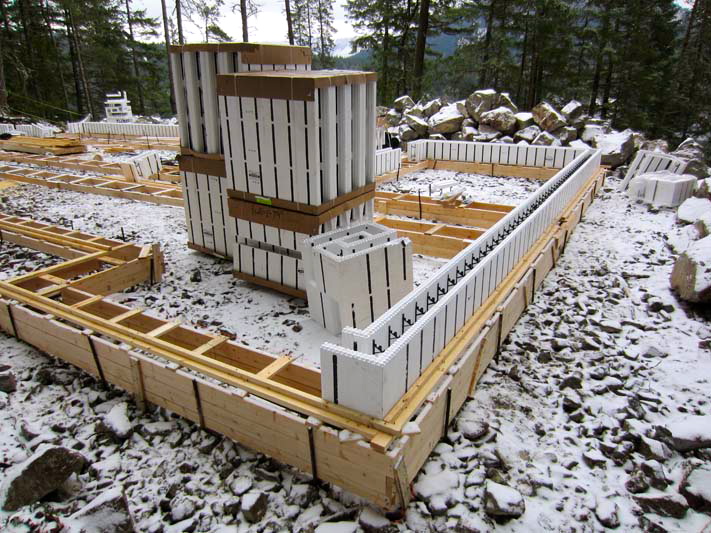 Insulated Concrete Forms for the Foundation